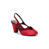 Kathryn Vintage Slingbacks (Aurora Red)