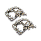 Pearl Buckles (Antique Gold)