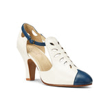 PRE-ORDER Sylvie Vintage Shoes (Blue/Ivory)