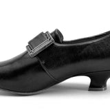 Kensington 18th Century Leather Shoes (Bordeaux)