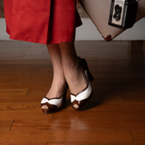 PRE-ORDER Stella Slingback Spectators (Navy/Ivory)