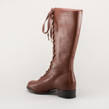 Bessie Vintage Aviator Boots (Tan)
