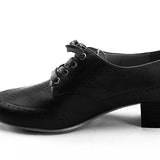 Claire 1940s Oxfords (Black)