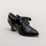 Lucille Edwardian Oxfords (Black/Black)